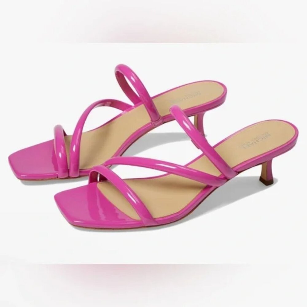 Michael Kors Celia Kitten Slide Sandals Shoes Women's